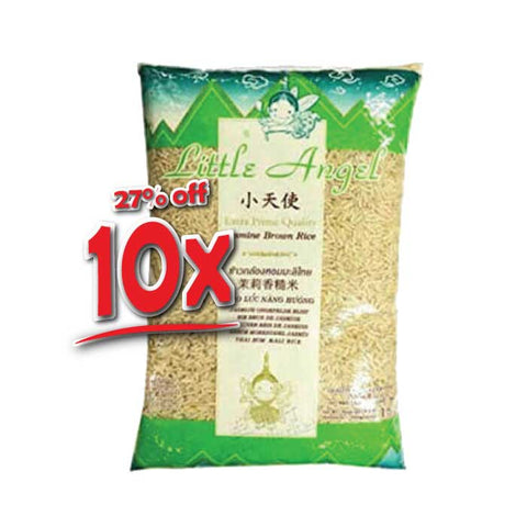 Brown Jasmine Rice 1kg. (Little Angel)