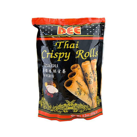 Crispy Rolls Taro Flavour 150g (Dee) - Filipino Grocery Store