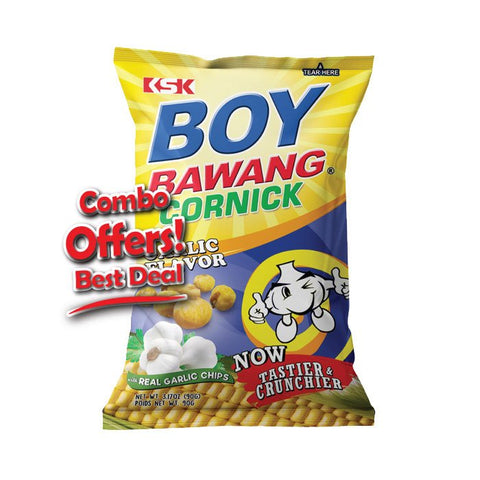 Fried Corn Garlic 90g (Boy Bawang) - Filipino Grocery Store
