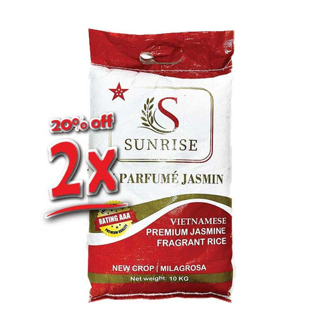 Jasmine Rice 10kg (Sunrise) - Filipino Grocery Store