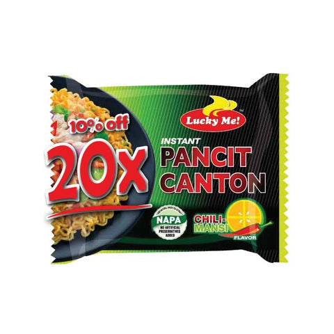 Lucky Me Chilimansi Instant pancit canton 60g. - Filipino Grocery Store