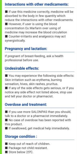Salonpas 10 patches - Filipino Grocery Store