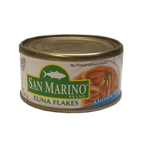 Tuna Flakes – Afritada 180g. (San Marino) - Filipino Grocery Store