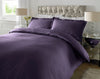 300 TC - 100% Cotton Sateen Stripe Duvet Cover Set Gothic Grape