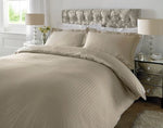 300 TC - 100% Cotton Sateen Stripe Duvet Cover Set Humus - Filipino Grocery Store