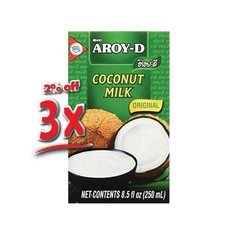 Coconut Milk Original 250mls. (Aroy-D)