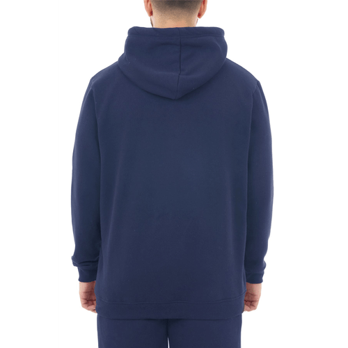 BASIC MENS ZIPPER HOODIE NAVY S - Filipino Grocery Store