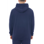 BASIC MENS ZIPPER HOODIE NAVY S - Filipino Grocery Store