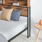 HOMCOM 5.2FT King Bed Frame: Stylish Storage Headboard & Under - Bed Space - Filipino Grocery Store