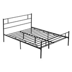 HOMCOM Stylish King Metal Bed Frame with Headboard & Under - Bed Storage - Filipino Grocery Store