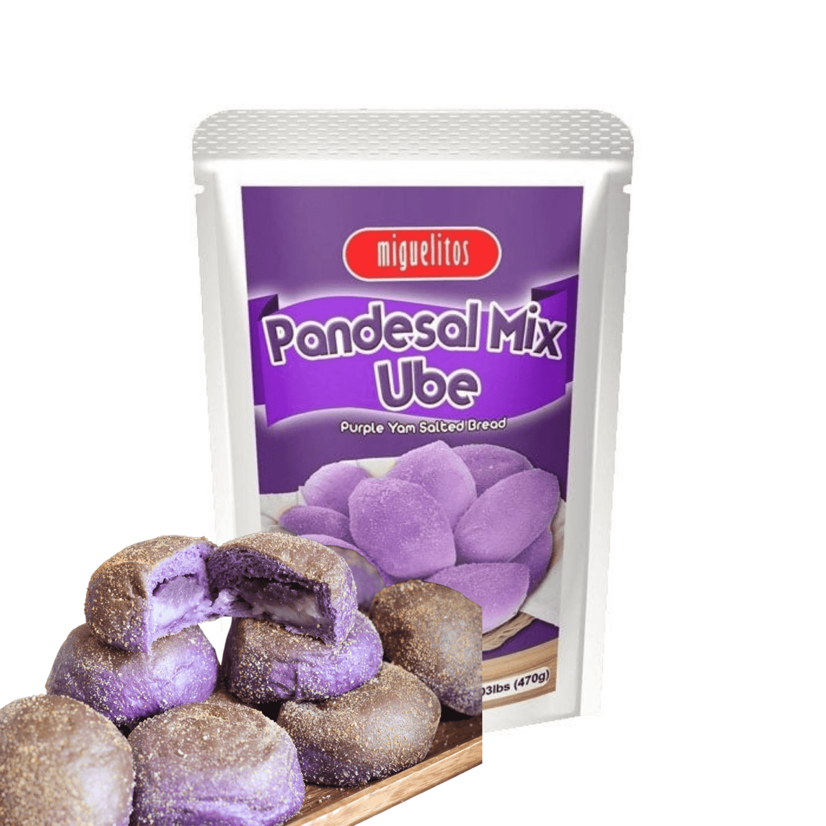 Pandesal Mix Ube 250g (Miguelitos) - Filipino Grocery Store