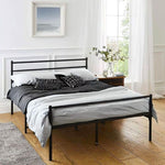 Sturdy Black Double Metal Bed Frame - Sleek Design, Easy Assembly! - Filipino Grocery Store