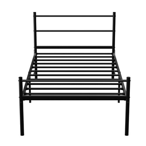 Sturdy Black Single Metal Bed Frame - Stylish, Durable & Easy to Assemble! - Filipino Grocery Store