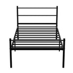 Sturdy Black Single Metal Bed Frame - Stylish, Durable & Easy to Assemble! - Filipino Grocery Store