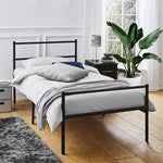 Sturdy Black Single Metal Bed Frame - Stylish, Durable & Easy to Assemble! - Filipino Grocery Store