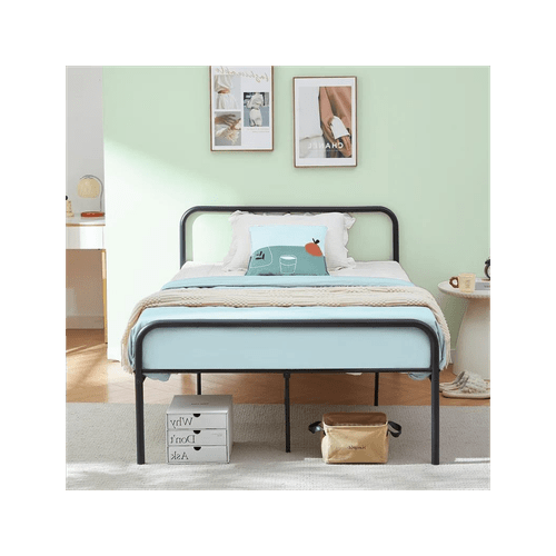 Sturdy Black Single Metal Bed Frame - Stylish, Durable & Easy to Assemble! - Filipino Grocery Store