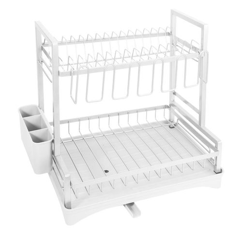 VINSANI 2 TIER DISH DRAINER WHITE 1010431 - Filipino Grocery Store