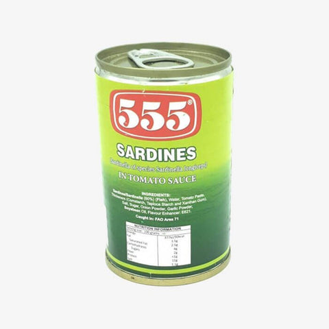 555 Sardines in Tomato Sauce 155g - Filipino Grocery Store