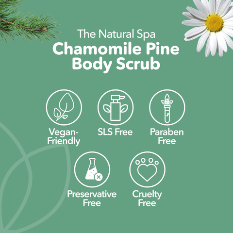 Chamomile Pine Body Scrub - 3 different size option - Filipino Grocery Store