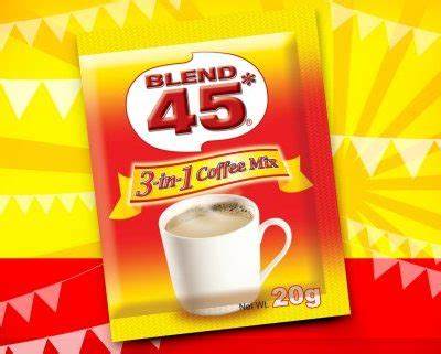 Coffee 3 in 1 - 10 x 18g (Blend 45) - Filipino Grocery Store