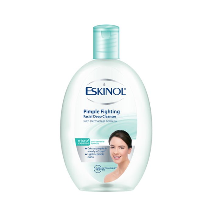 Eskinol Cleanser pimple fighting 225ml - Filipino Grocery Store