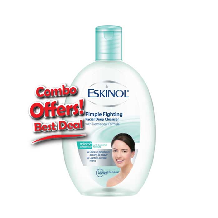 Eskinol Cleanser pimple fighting 225ml - Filipino Grocery Store