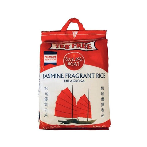 Fragrant Jasmine Rice 11kg (10+1kg FREE) (Sailing Boat) - Filipino Grocery Store