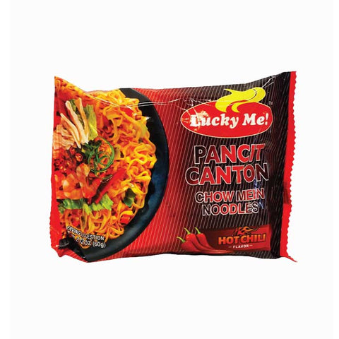 Lucky Me ( HOT ) Instant pancit canton 60g. - Filipino Grocery Store