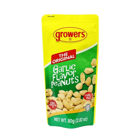 Peanuts Garlic Flavour 80g (Growers) - Filipino Grocery Store
