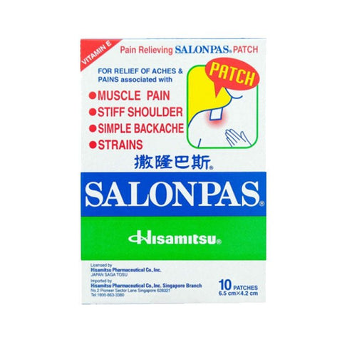 Salonpas 10 patches - Filipino Grocery Store