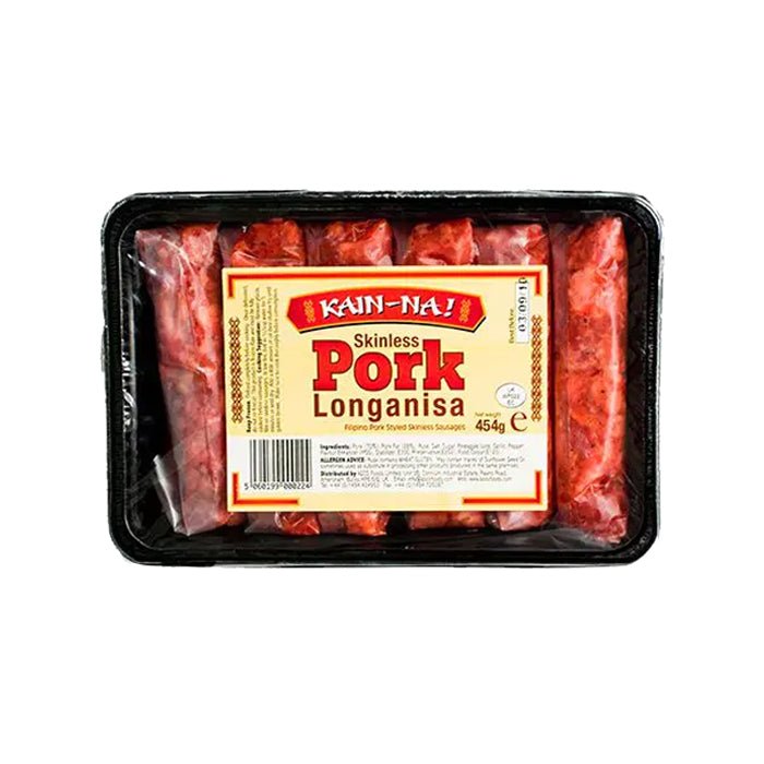 Skinless Pork Longanisa 454g (Kain-Na!) - Filipino Grocery Store